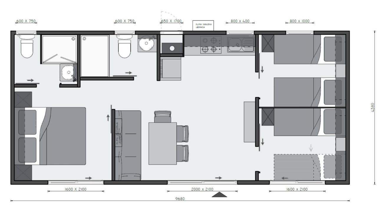 Mobile Home Sole Biograd Na Moru Dış mekan fotoğraf